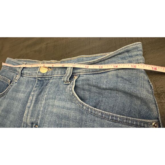 Lee Straight Leg Relaxed Fit Mid Rise Jeans - Sz 8 - Picture 5 of 10